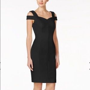 Calvin Klein Off-Shoulder Sheath Dress